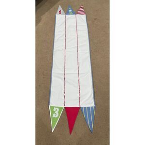 Pottery Barn‎ Kids Baseball Runner 17x70"Decor Bedroom Party